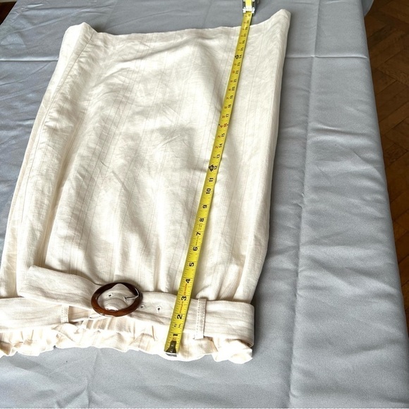 Ann Taylor Linen Blend Pencil Skirt in Off White Size 8 - Picture 4 of 11